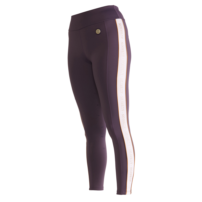 Aubrion Team Shield Riding Tights - Grey-1
